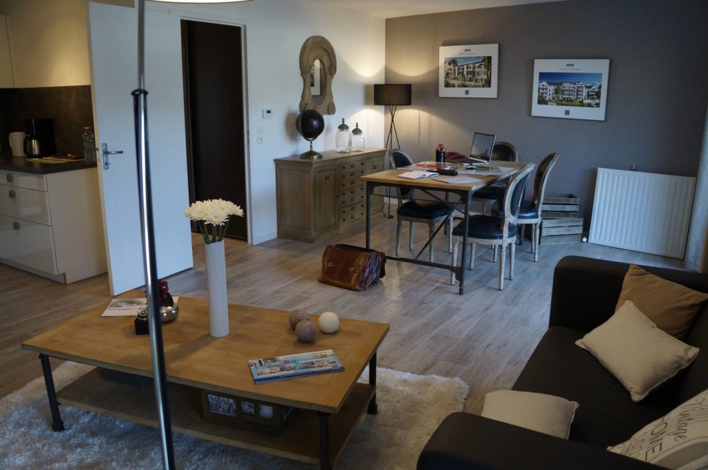 Photographie d'un appartement témoin de la résidence Le Parc de Kerfanny à Auray par Immo Golfe Bretagne